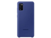 Originální silikonový kryt  EF-PA415TLEGEU pro Samsung A41 modrý