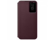 Smart Clear View pouzdro pro Samsung  S22 + PLUS vínové