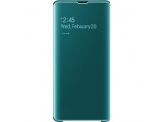 Originální Clear View pouzdro pro Samsung S10 Plus + zelené