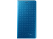 Originální flipové pouzdro EF-FG800BEEGWW pro Samsung Galaxy S5 mini, modré tečkovaný vzor