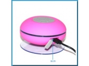 Bluetooth voděodolný reproduktor, růžový