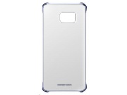 Samsung kryt Clear Cover EF-QG928C pro Galaxy S6 edge+ (SM-G928F), modrá/černá