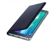 Samsung flipové pouzdro Wallet EF-WG928PBEGWW pro Samsung Galaxy S6 edge Plus +  modrá/černá