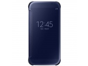 Originální pouzdro Clear View EF-ZG920BBEGWW pro Samsung Galaxy S6 černá/modrá