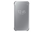 Pouzdro Samsung Clear View EF-ZG920BSEGWW pro Samsung Galaxy S6 stříbrná
