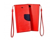 Pouzdro typu kniha pro Samsung G935 Galaxy S7 edge red/navy