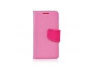 Pouzdro pro Samsung Galaxy S6 s přihrádkou na kartu růžové