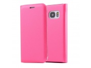 flipové pouzdro pro Samsung Galaxy S7 edge s přihrádkou na kartu, růžová