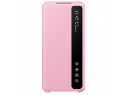 Originální pouzdro Clear S- View EF-ZG980CPEGEU pro Samsung Galaxy S20 růžové