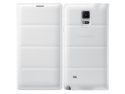 Pouzdro na mobil flipové Samsung pro Galaxy Note 4 s kapsou bílé