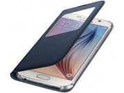 Originální pouzdro S-View s okénkem EF-CG920PBEGWW pro Samsung G920 Galaxy S6  černo modré
