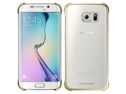 Samsung kryt Clear Cover EF-QG925BFEG pro Galaxy S6 edge (SM-G925F),zlatá