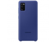 Kryt na mobil Samsung Silicon Cover EF-PA415TLEGEU na Galaxy A41 modrý