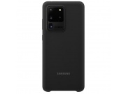 Kryt na mobil Samsung Silicon Cover EF-PG988TBEGEU na Samsung Galaxy S20 Ultra Blau černý