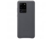 Kryt na mobil Samsung Leather Cover EF-VG988LJEGEU pro Samsung Galaxy S20 Ultra šedý