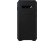 Samsung zadní kryt Leather Cover EF-VG975LBEGWW pro G975 Galaxy S10 + PLUS černé