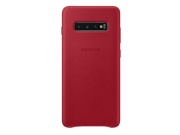 Originalní kožený kryt EF-VG975LREGWW pro Samsung S10 + PLUS červený