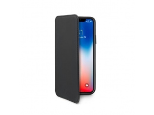 POUZDRO CELLY FLIPOVÉ IPHONE X/Xs  ČERNÉ