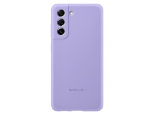 Zadní silikonový kryt EF-PG990TVEGWW pro Samsung S21 FE 5G fialový