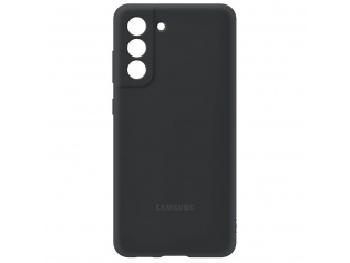 Originální silikonový kryt EF-PG990TBEGWW pro Samsung S21 FE 5G černý