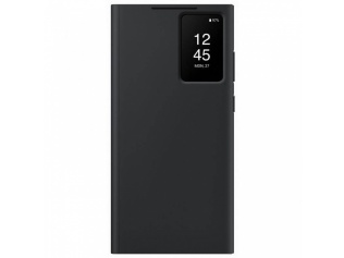 Smart Clear View obal pro Samsung S23 ULTRA černý