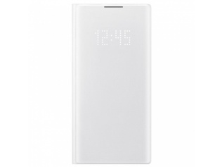 LED View pouzdro pro Samsung Note 10 bílé