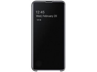 Originální pouzdro Clear View pro Samsung S10e černé