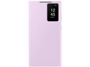 Originální Smart Clear View pouzdro EF-ZS918CVE pro Samsung S23 ULTRA LEVANDULE