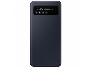 Originální pouzdro S-view EF-EA415PBEGEU pro Samsung Galaxy A41 černé