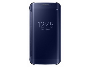 Samsung Clear View pouzdro EF-ZG925BBEGWW pro Samsung Galaxy S6 Edge  černá/modrá