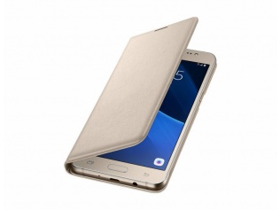 Originální pouzdro Wallet EF-WJ510PFE pro Samsung Galaxy J5 2016 Gold zlaté