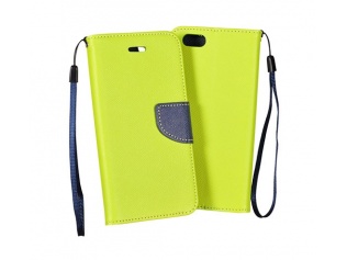 pouzdro typu kniha pro Samsung A500 Galaxy A5 lime/navy