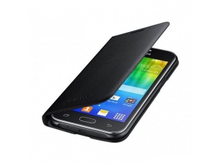 Originální flipový obal pro Samsung Galaxy J1 J120 2016 Black černé