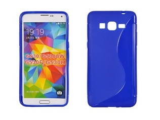 pouzdro zadní pro Samsung G530 Grand Prime blue