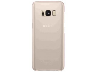 Originální kryt Clear Cover EF-QG950CFE pro Samsung Galaxy S8 + Plus Gold zlatý