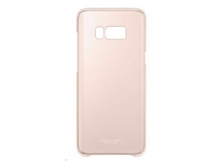 Samsung zadní kryt Clear Cover EF-QG955CPEGWW pro Samsung Galaxy S8 Plus  růžový