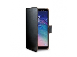 Pouzdro typu kniha pro Samsung Galaxy A6 PLUS (2018), PU kůže, černé