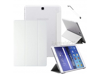 POUZDRO TYPU KNIHA PRO SAMSUNG GALAXY TAB S2 8.0 SM-T710, SM-T715 BÍLÉ