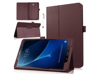 POUZDRO TYPU KNIHA PRO SAMSUNG TAB NOTE 10,1"  N8000 N8010 2012  HNĚDÁ