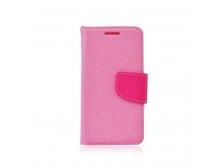 Pouzdro pro Samsung Galaxy S6 s přihrádkou na kartu růžové