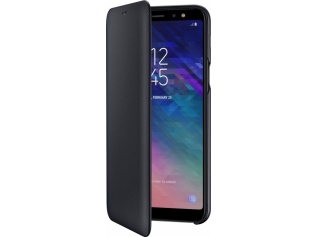 Originální pouzdro Wallet EF-WA605CBEGWW pro Samsung A6 + Plus 2018 Black černé