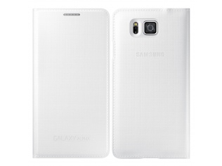 Originál Samsung flipové pouzdro pro Samsung Galaxy Alpha G850 bílé