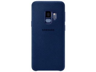 Originální kryt Alcantara Cover pro Samsung Galaxy Samsung S9 Blue modrý