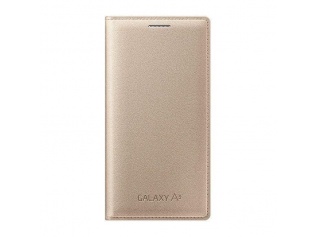 Samsung pouzdro Wally EF-FA300BFEGWW pro Samsung Galaxy A3 A300 2015 Gold zlaté