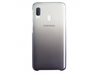 Kryt na mobil Samsung Gradation Cover EF-AA202CBEGWW na Galaxy A20e  černý