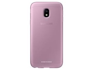 Originální silikonové pouzdro EF-AJ330TPEGWW pro Samsung Galaxy J3 2017 růžový