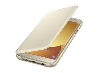 Samsung pouzdro Wallet EF-WJ730CFEGWW pro Samsung Galaxy J7 2017 GOLD zlaté