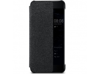 ORIGINÁLNÍ FLIPOVÉ POUZDRO S-VIEW PRO HUAWEI P10 tmavě šedé