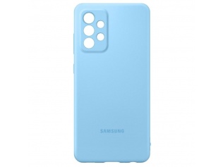 Kryt silikonový Silicon Cover EF-PA525TLEGWW pro Samsung Galaxy A52 modrý