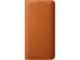 Originální pouzdro Wallet EF-WG925BOEGWW pro Samsung Galaxy S6 Edge  oranžová